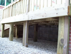 Storage Area under Decking